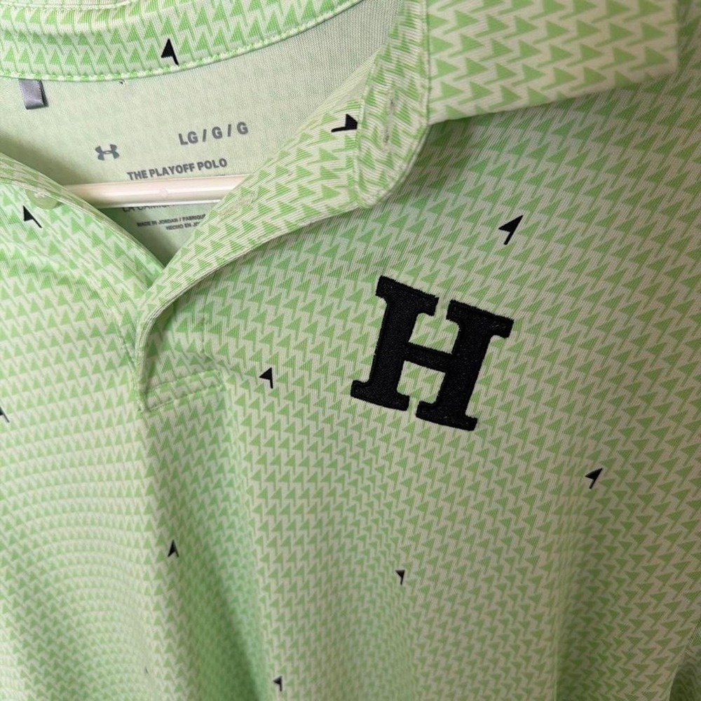 Under Armour light green performance polo - Picture 2 of 4